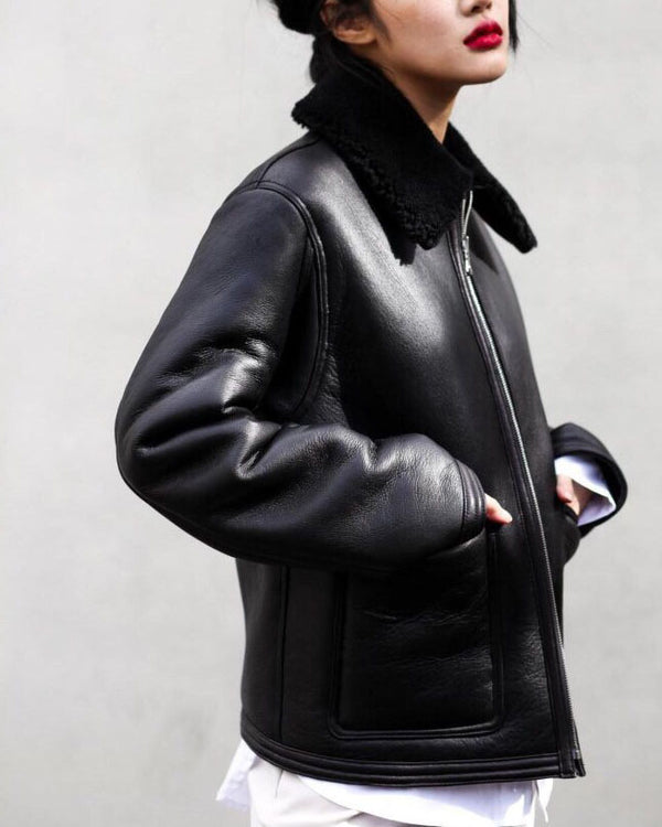 REAL LUXE SHEARLING JACKET