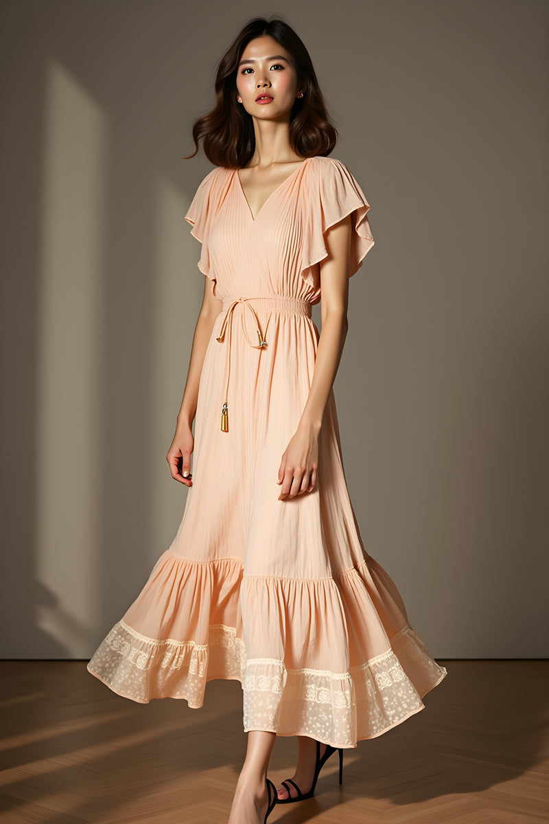 DUSK VEIL FLUTTER DRESS
