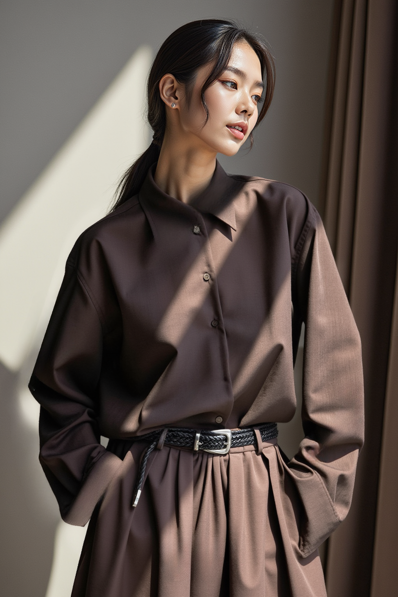 ESPRESSO EDGE BUTTON-DOWN