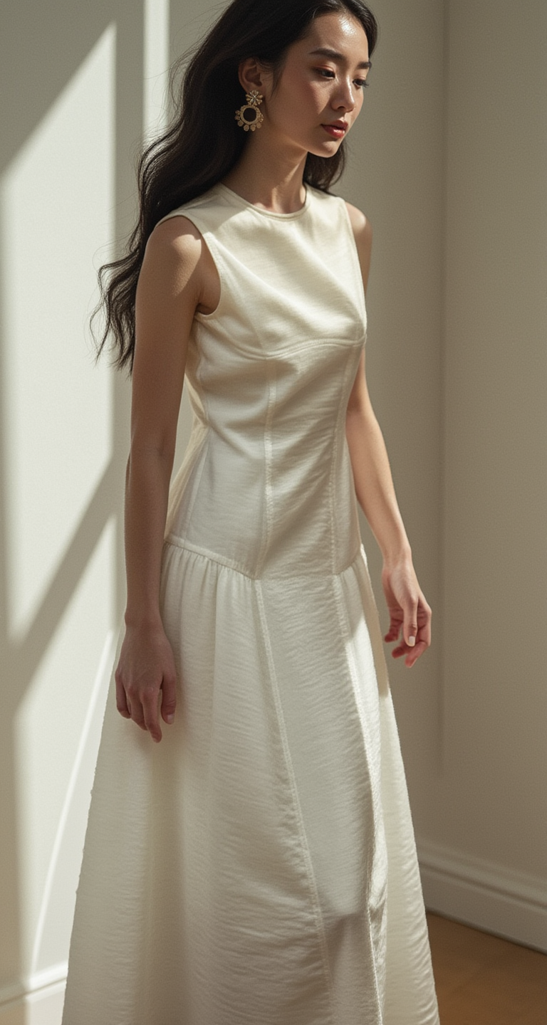 ÉCLAT FORME MIDI DRESS