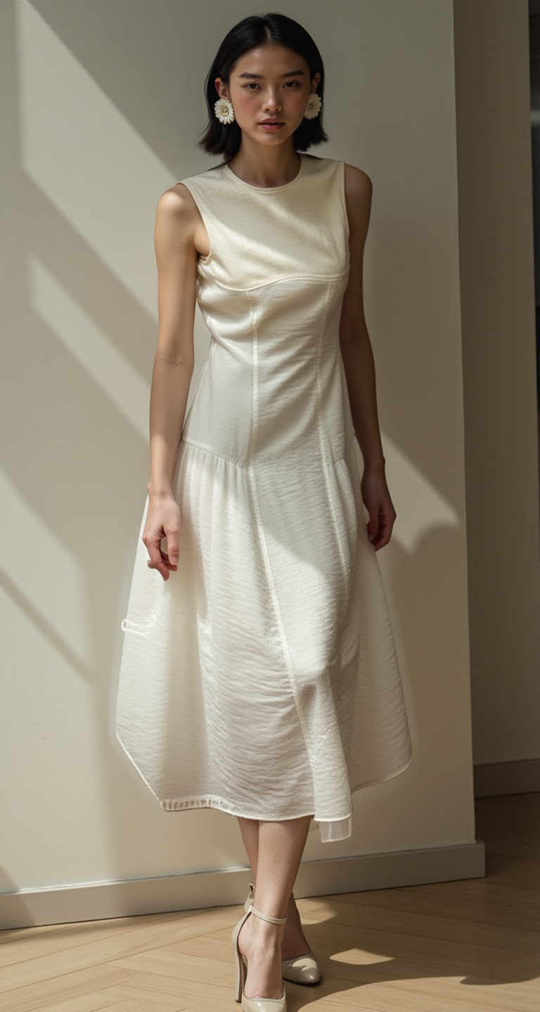 ÉCLAT FORME MIDI DRESS