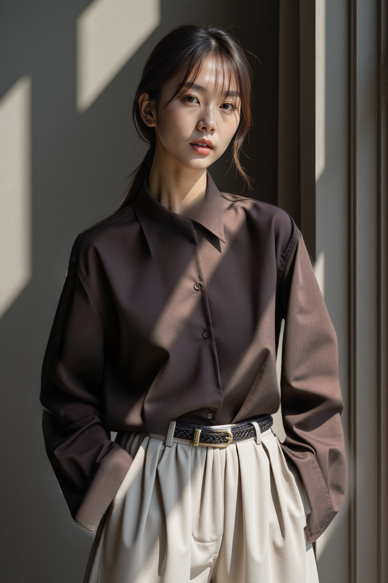 ESPRESSO EDGE BUTTON-DOWN