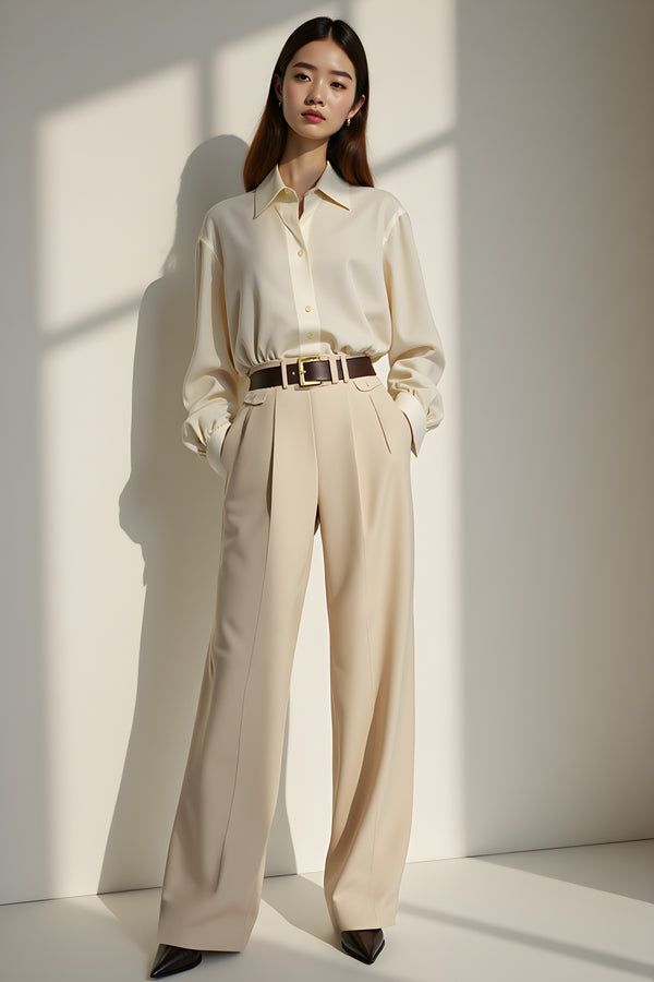 URBAN COLUMN TAILORED TROUSERS
