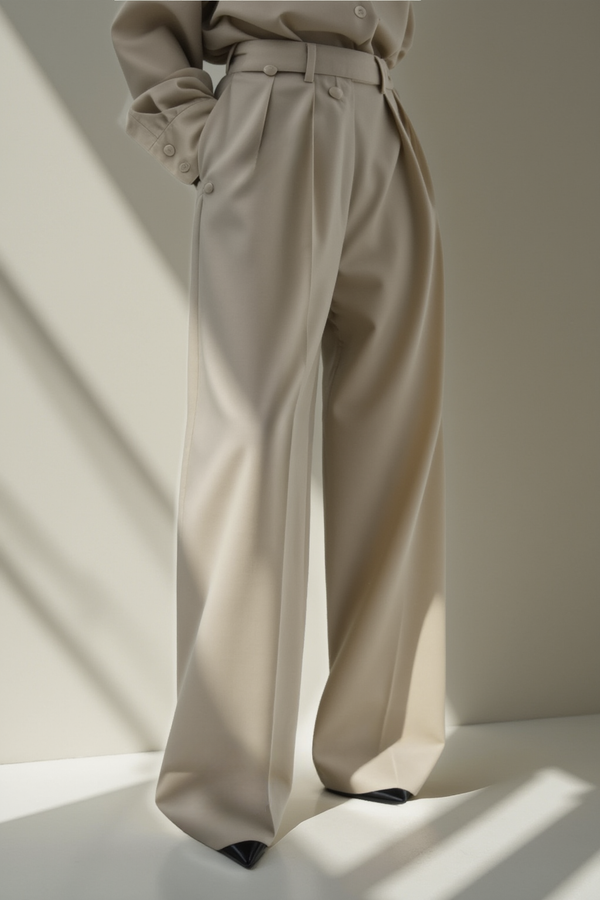 URBAN COLUMN TAILORED TROUSERS