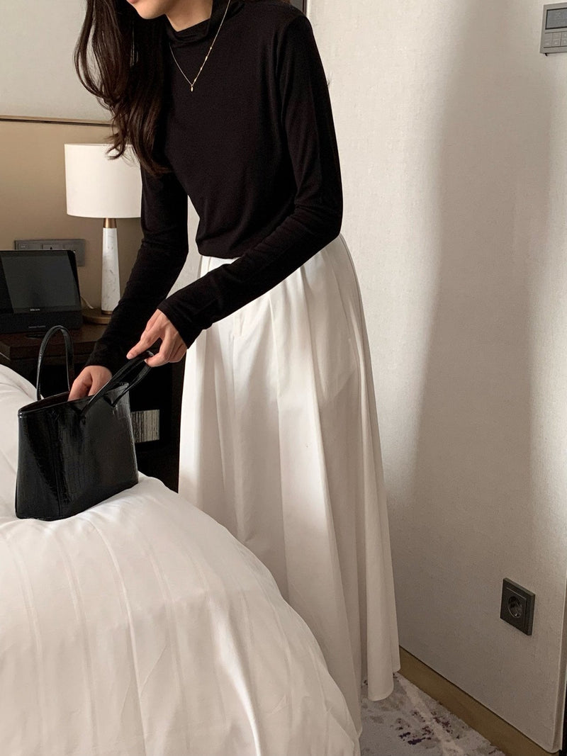 ALLURE HALF TURTLENECK TOP