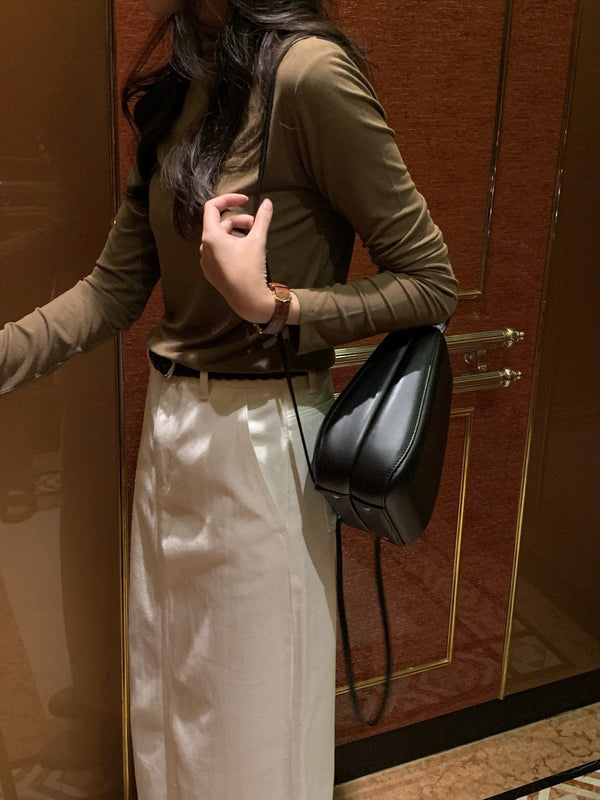 ALLURE HALF TURTLENECK TOP