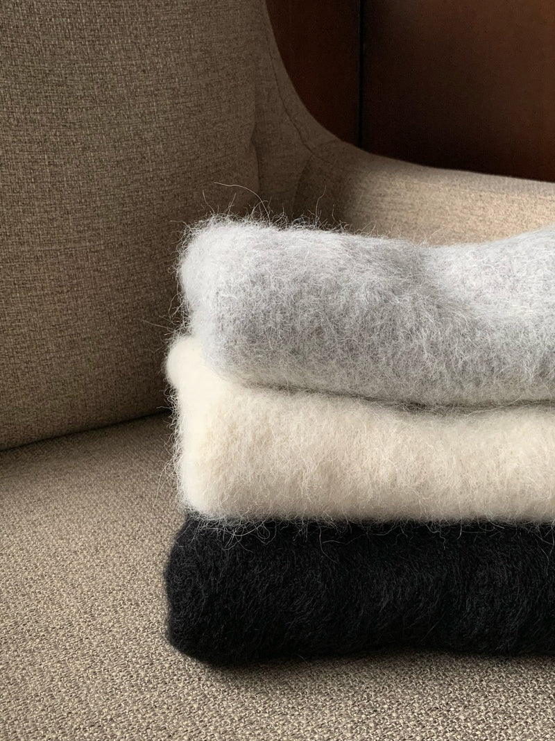 ALPACA V-NECK KNIT