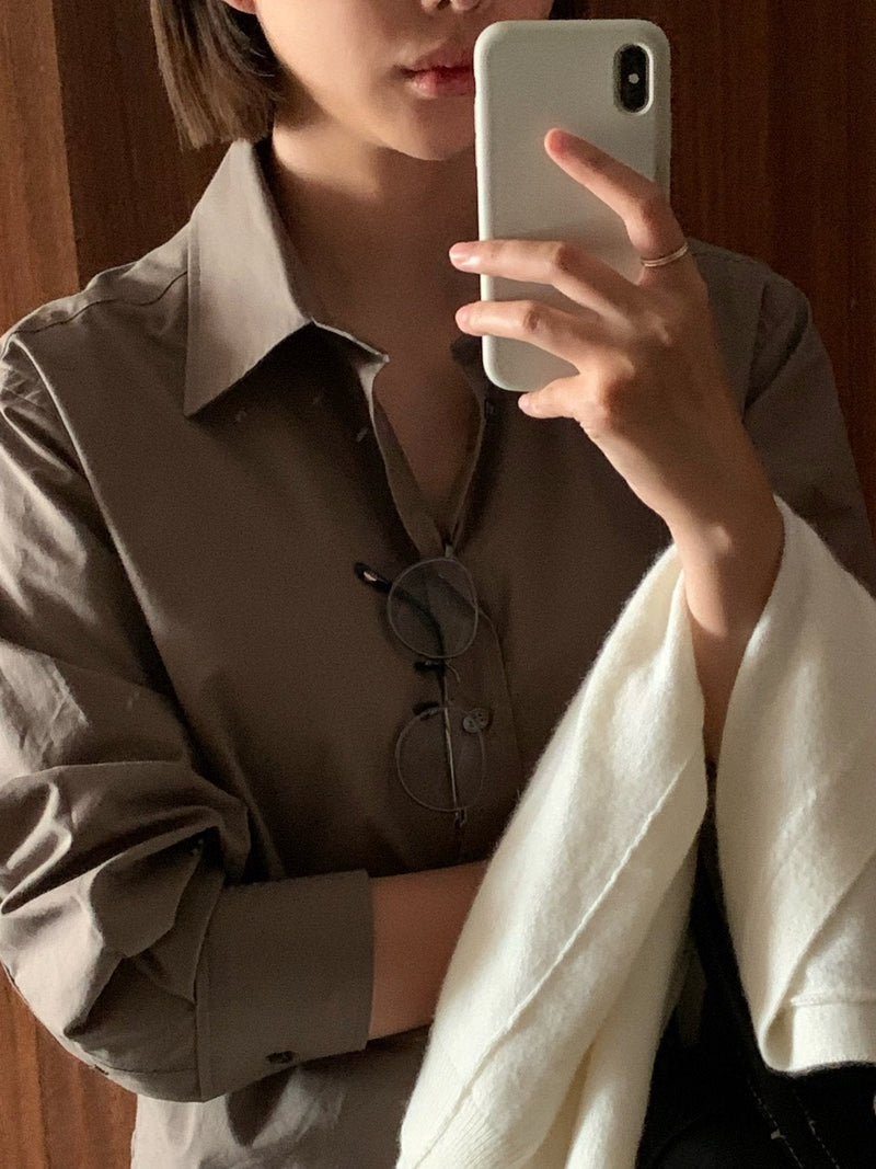 BACK STITCHED SHIRT
