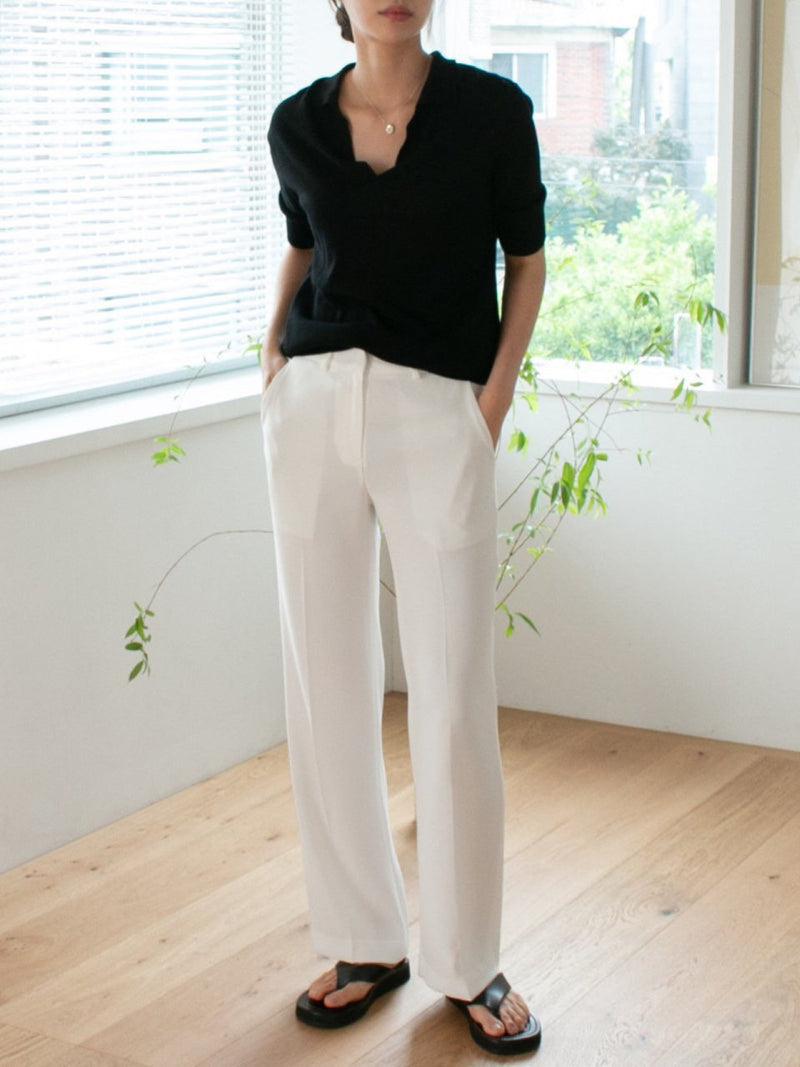 BASIC WIDE SLACKS