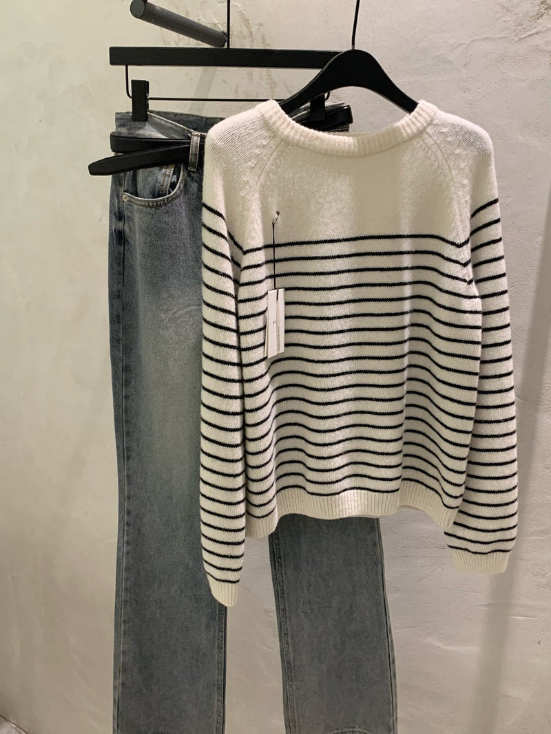 BEAUTE STRIPED KNIT