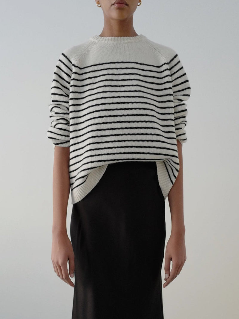 BEAUTE STRIPED KNIT