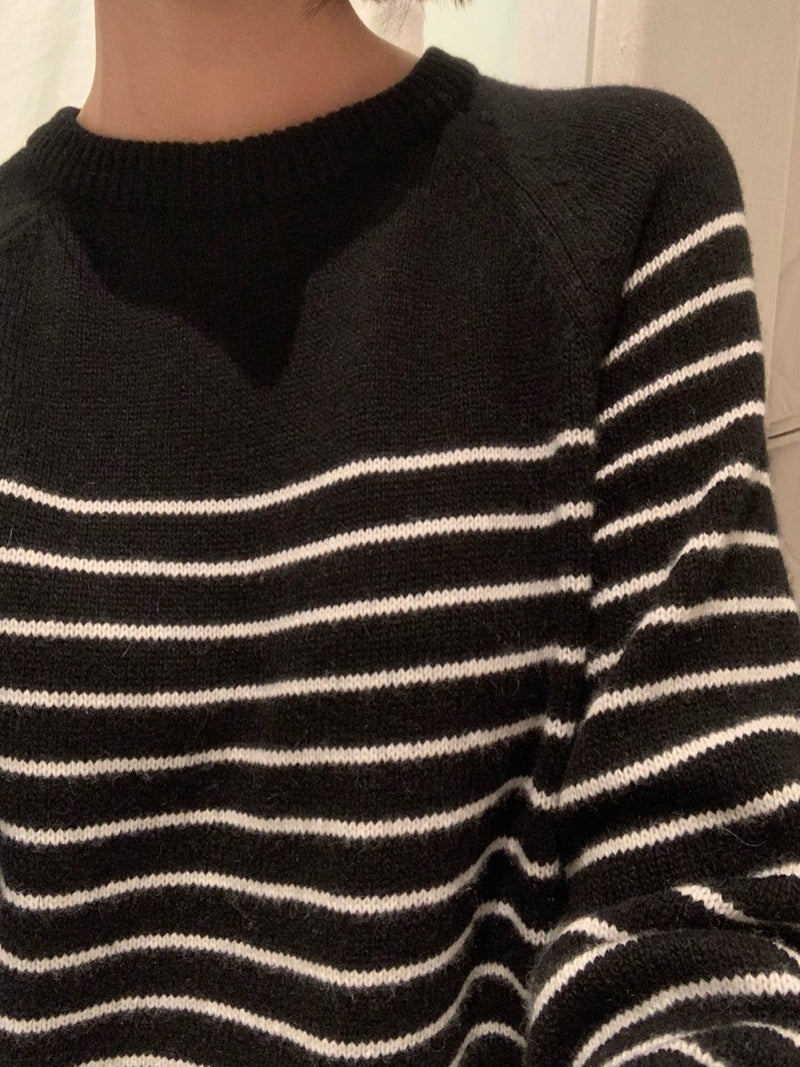 BEAUTE STRIPED KNIT