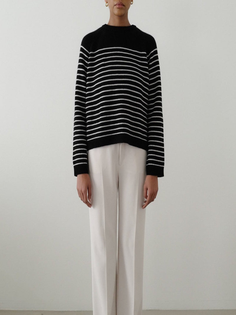 BEAUTE STRIPED KNIT