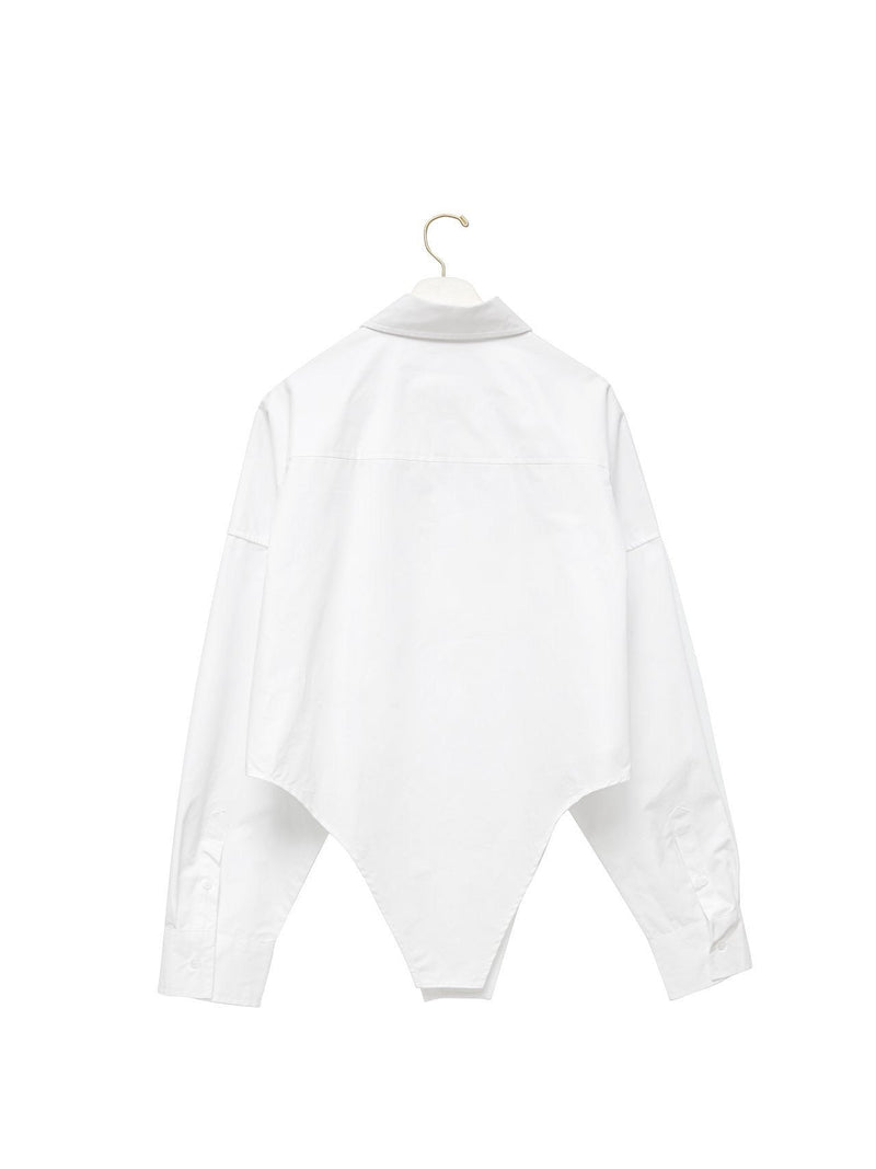 BODYSUIT DETAIL BUTTON DOWN SHIRT