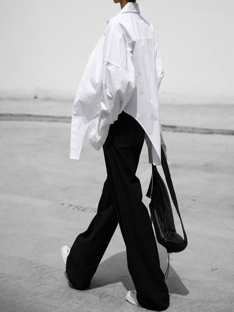 BODYSUIT DETAIL BUTTON DOWN SHIRT