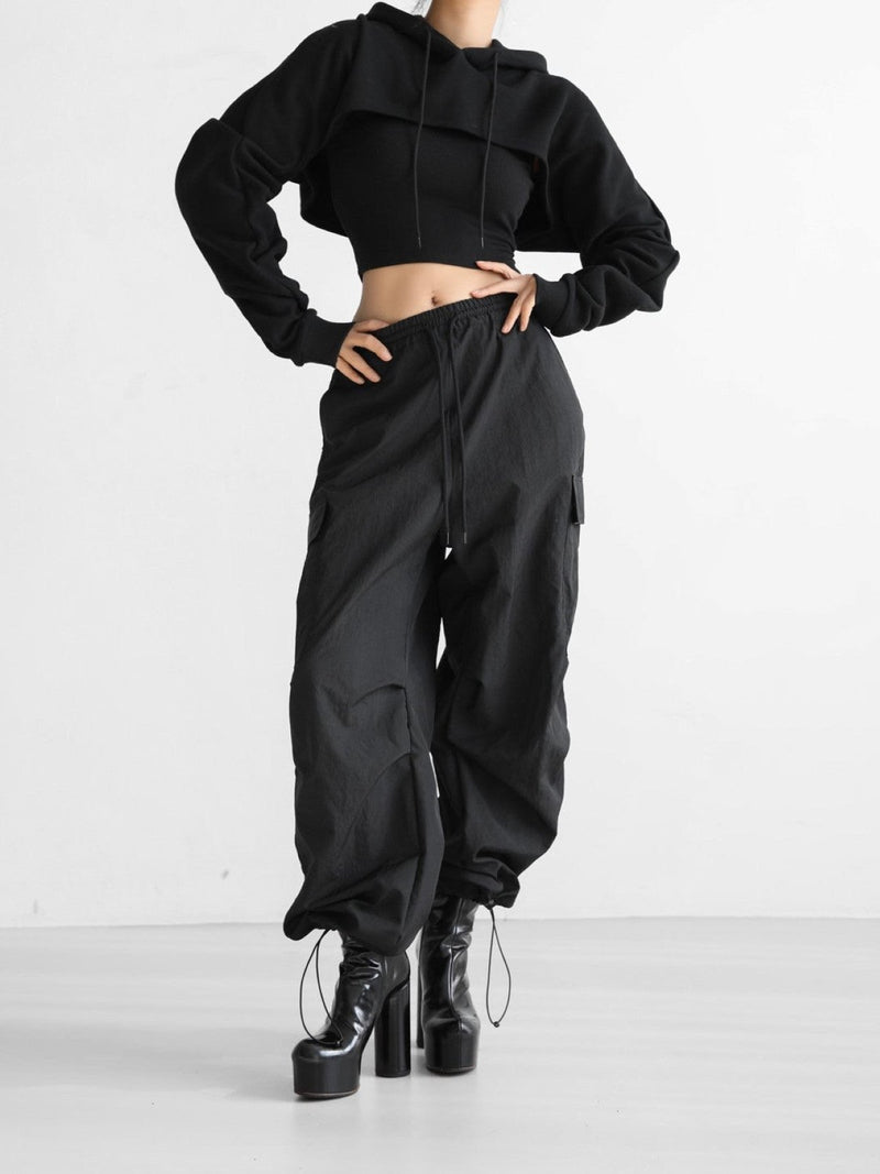 BOLERO CROPPED HOODIE