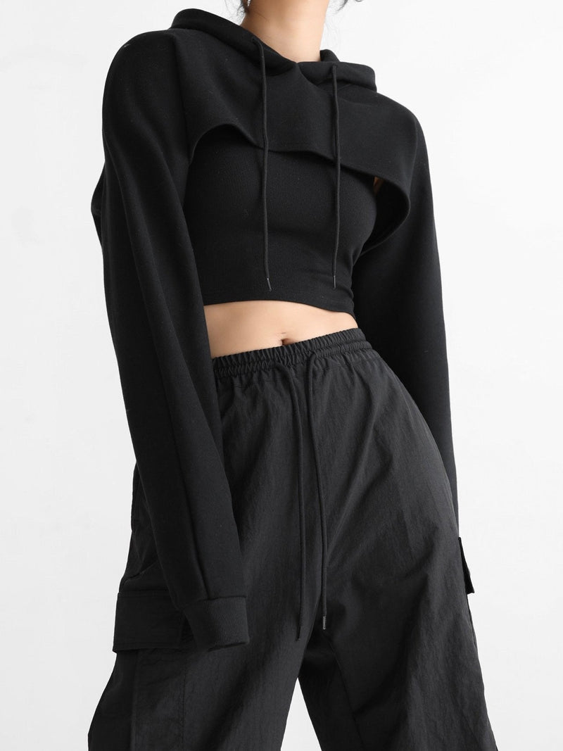BOLERO CROPPED HOODIE