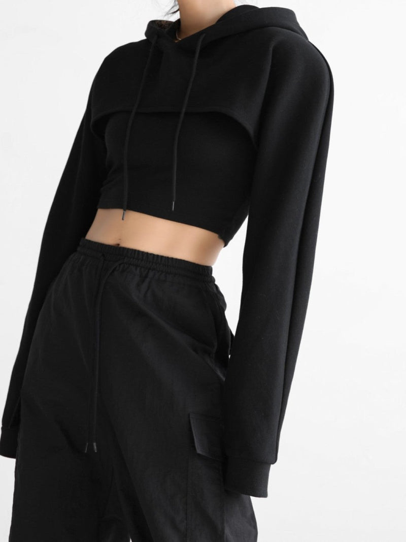 BOLERO CROPPED HOODIE