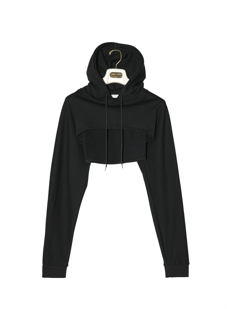 BOLERO CROPPED HOODIE