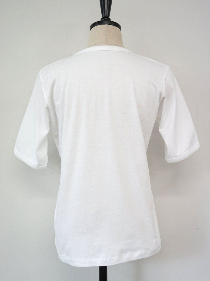 CHALEUR ROUND NECK COTTON T-SHIRT
