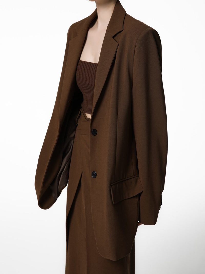 CLASSIC TWO-BUTTON SINGLE BREASTED BLAZER