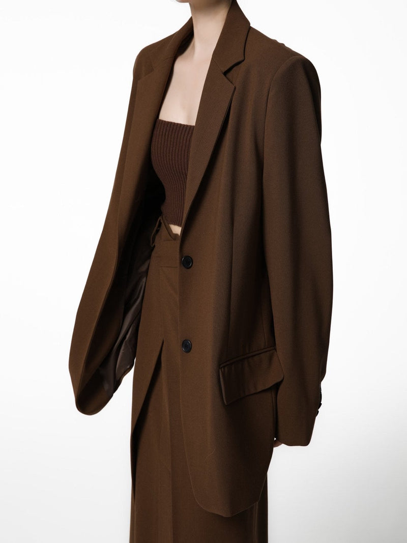CLASSIC TWO-BUTTON SINGLE BREASTED BLAZER