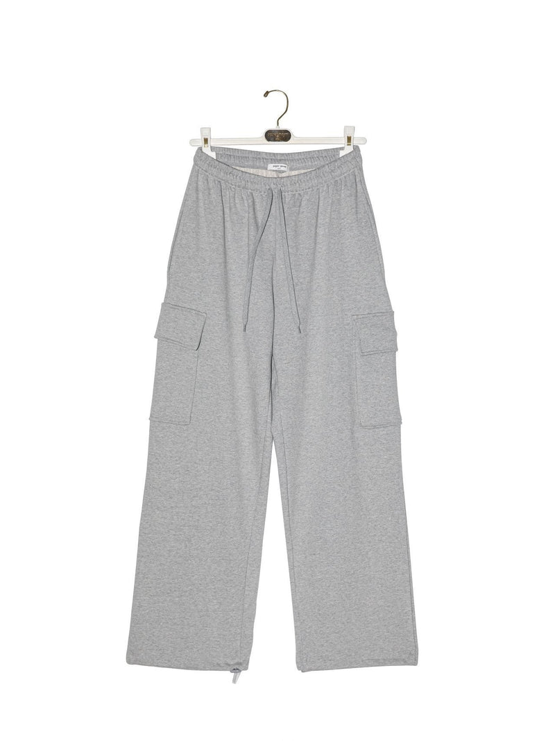 CARGO POCKET WIDE SWEATPANTS