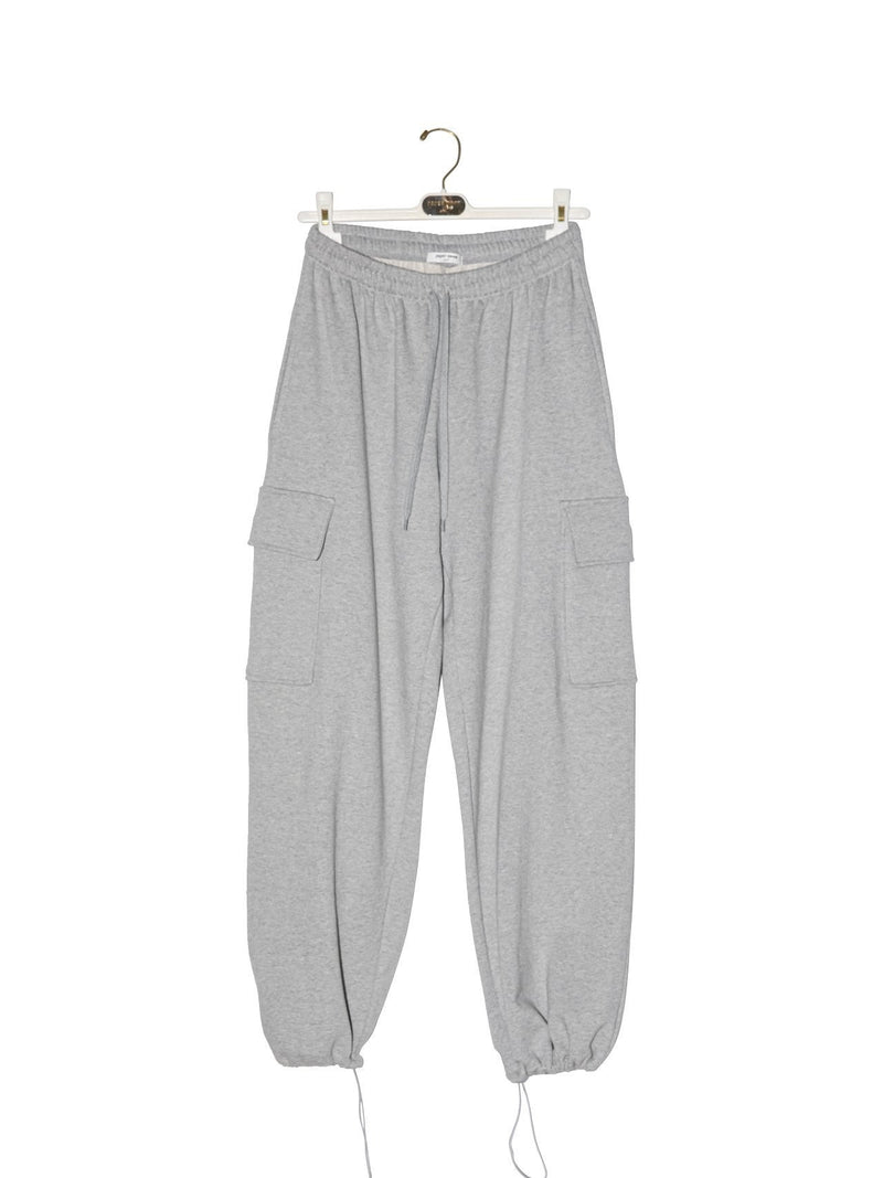 CARGO POCKET WIDE SWEATPANTS