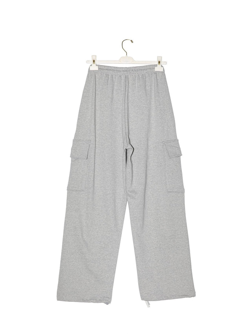 CARGO POCKET WIDE SWEATPANTS