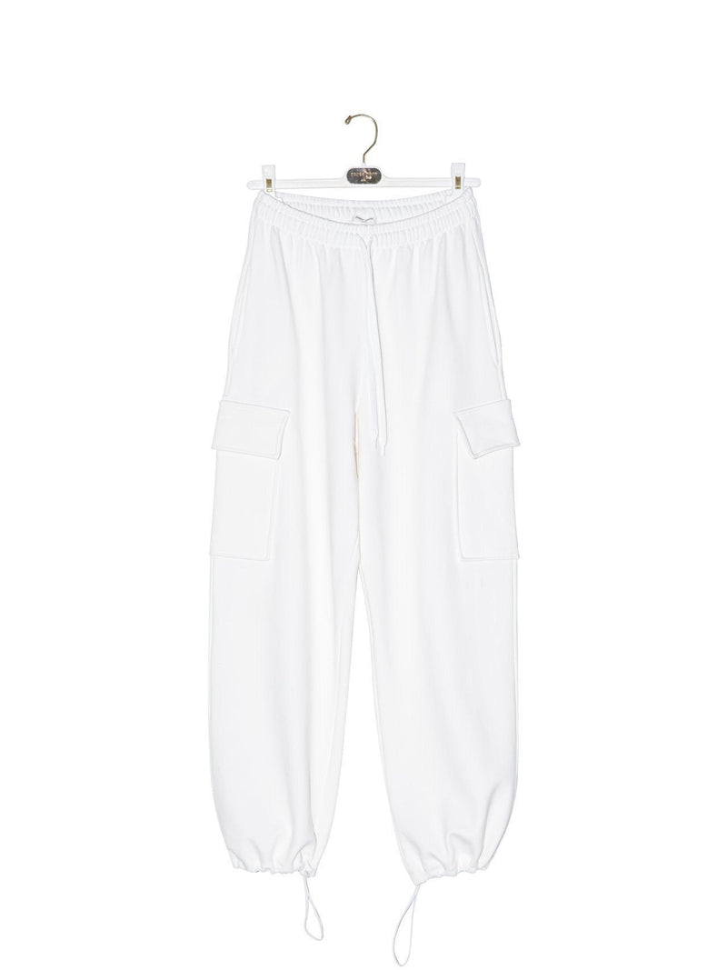 CARGO POCKET WIDE SWEATPANTS