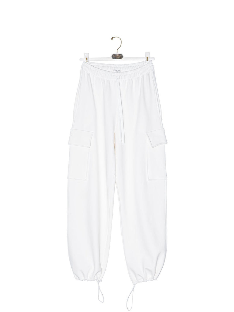 CARGO POCKET WIDE SWEATPANTS