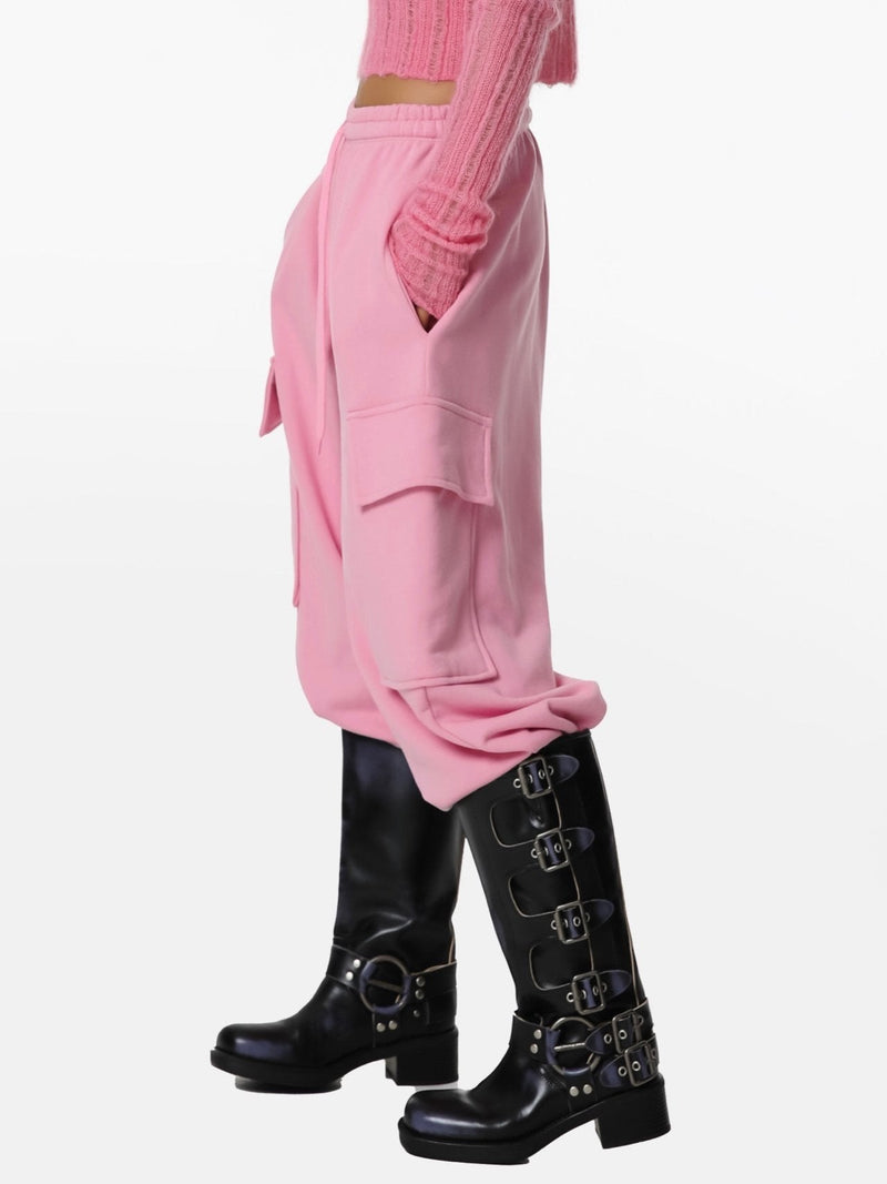 CARGO POCKET WIDE SWEATPANTS