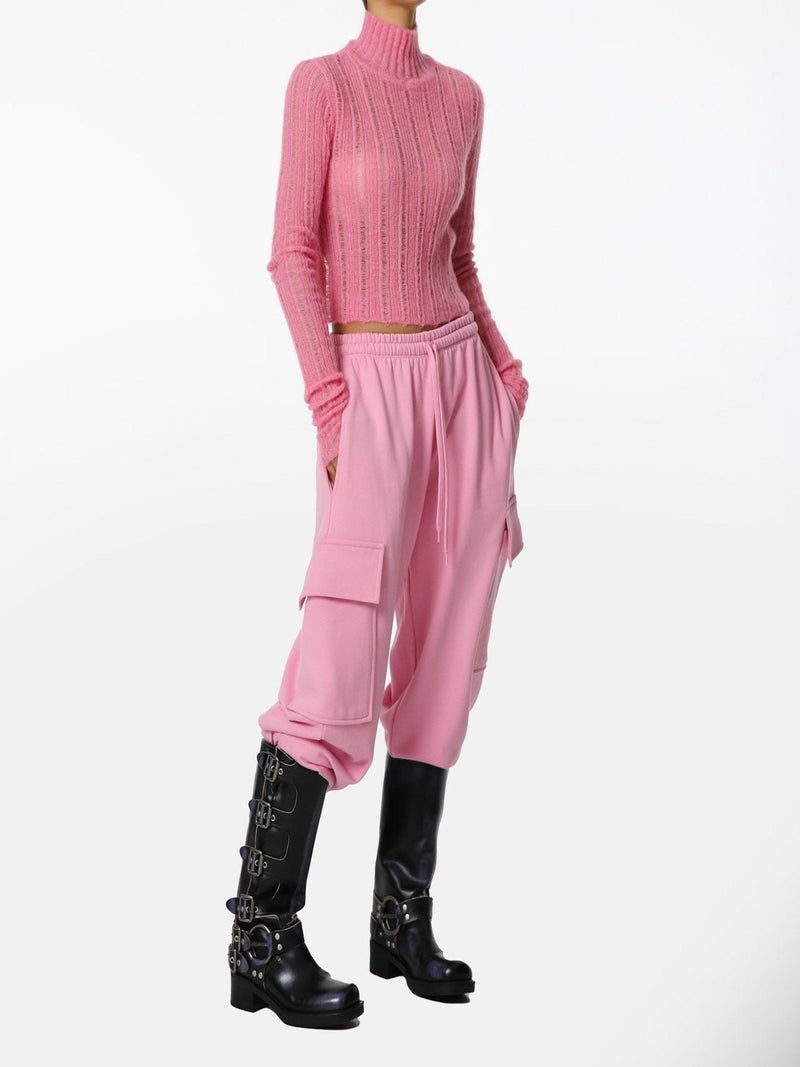 CARGO POCKET WIDE SWEATPANTS