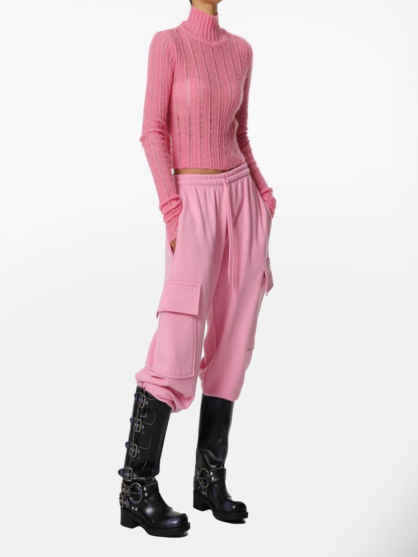 CARGO POCKET WIDE SWEATPANTS