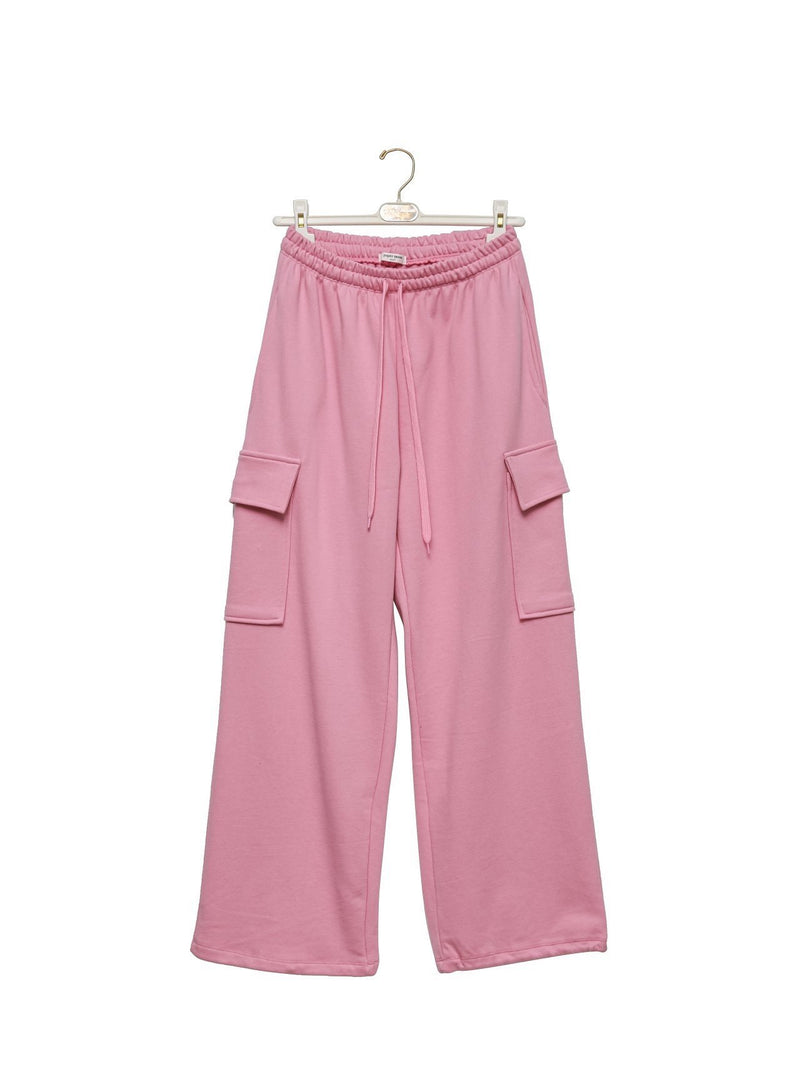 CARGO POCKET WIDE SWEATPANTS