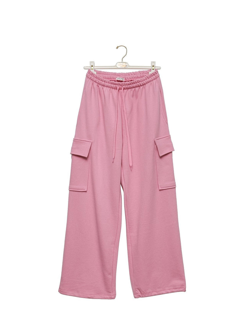 CARGO POCKET WIDE SWEATPANTS