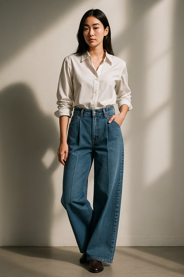 THE BLADE WIDE LEG DENIM