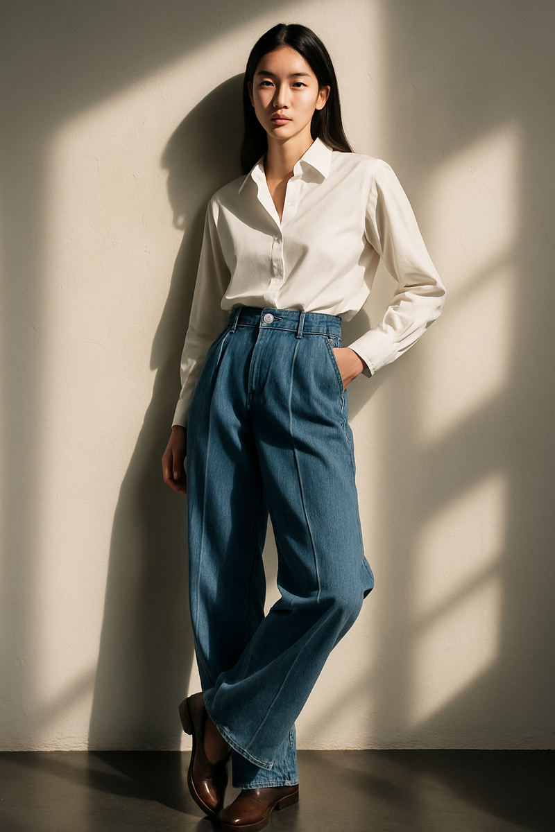 THE BLADE WIDE LEG DENIM