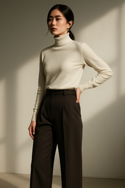 CLASSIC TAILORED WIDE LEG TROUSERS
