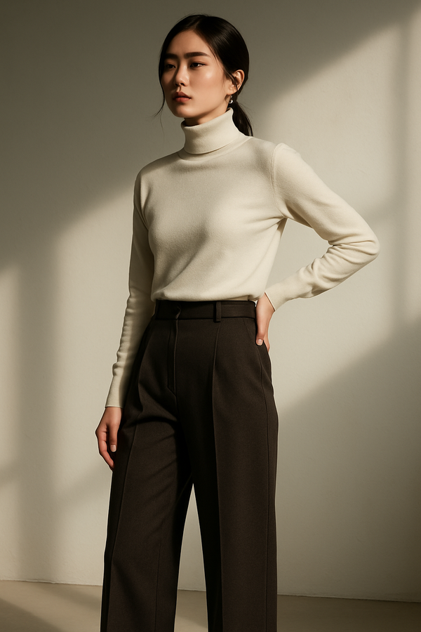 CLASSIC TAILORED WIDE LEG TROUSERS