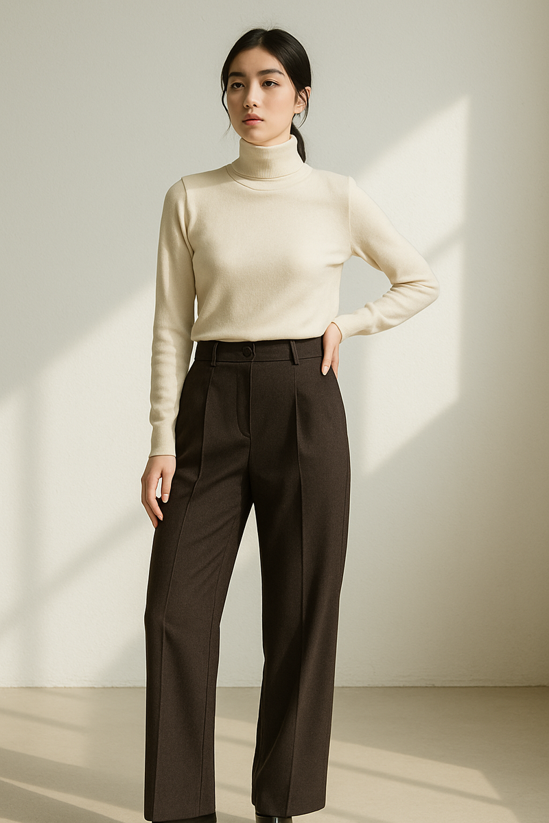CLASSIC TAILORED WIDE LEG TROUSERS