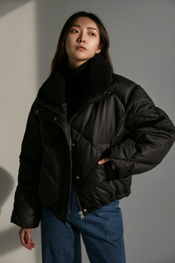 LUXE QUILTED PUFFER JACKET