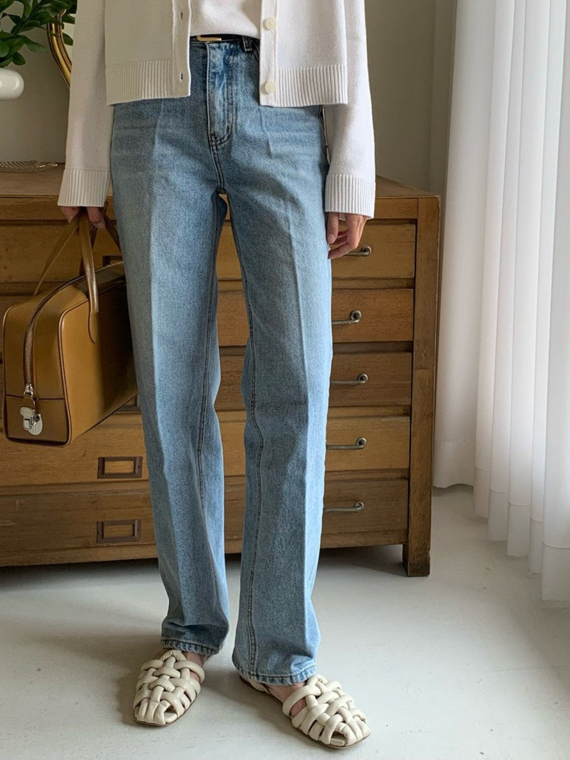 CLASSIC FRENCH WIDE DENIM JEANS
