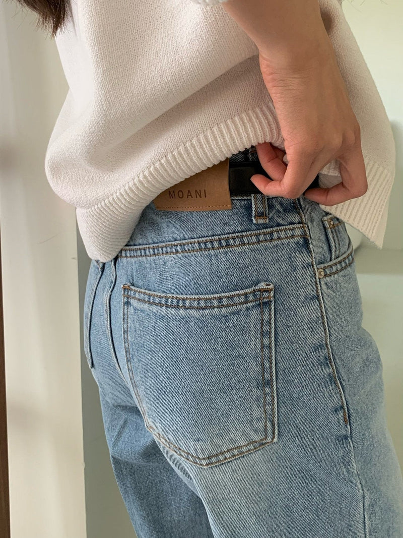 CLASSIC FRENCH WIDE DENIM JEANS