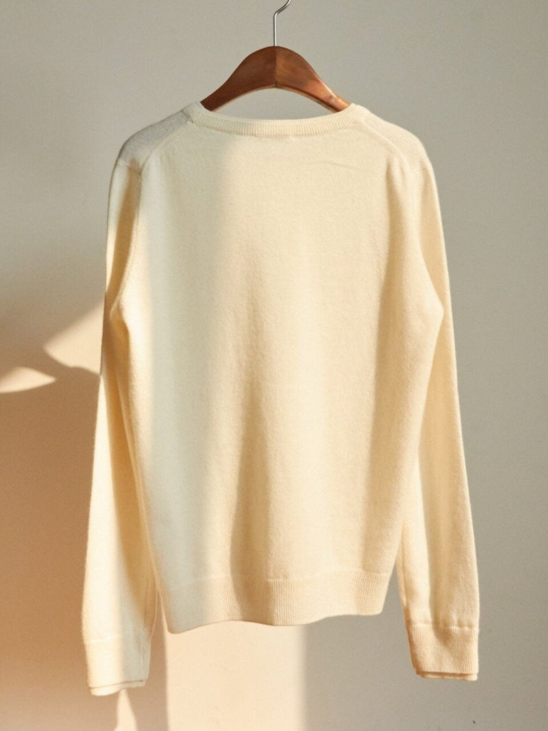 DOUBLE LIPPED ROUND NECK KNIT