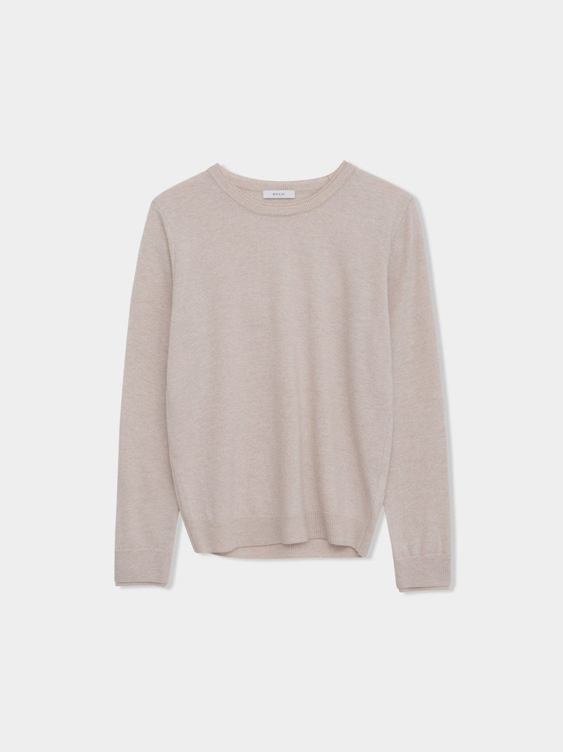 DOUBLE LIPPED ROUND NECK KNIT