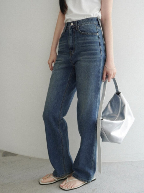CLASSIC FRENCH WIDE DENIM JEANS
