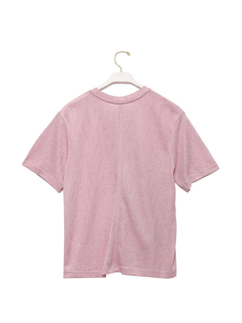 KNIT TEXTURE LOOSE FIT T-SHIRT