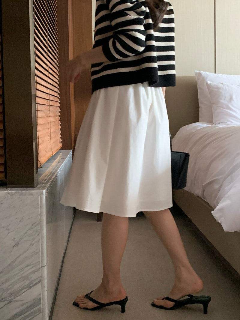 LILY BLOOM MIDI BANDED SKIRT