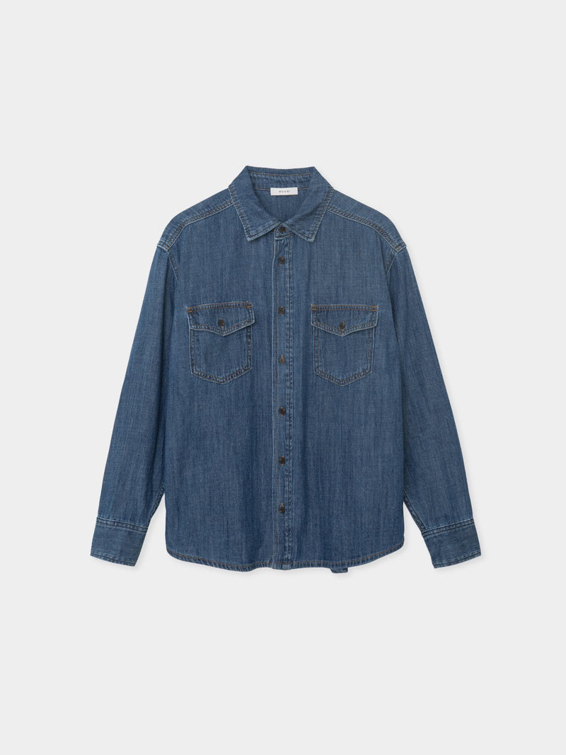 LONG SLEEVE DENIM SHIRT